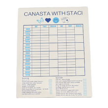 LARGE CANASTA PAD WITH SCORING & SPECIALS