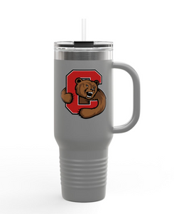 COLLEGE INSULATED TRAVEL MUG- 40 OZ.